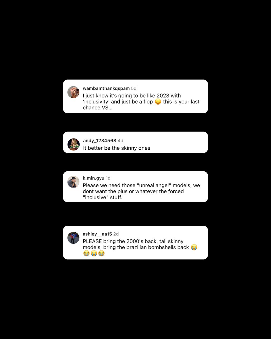 Skinny is back, and apparently so is body shaming