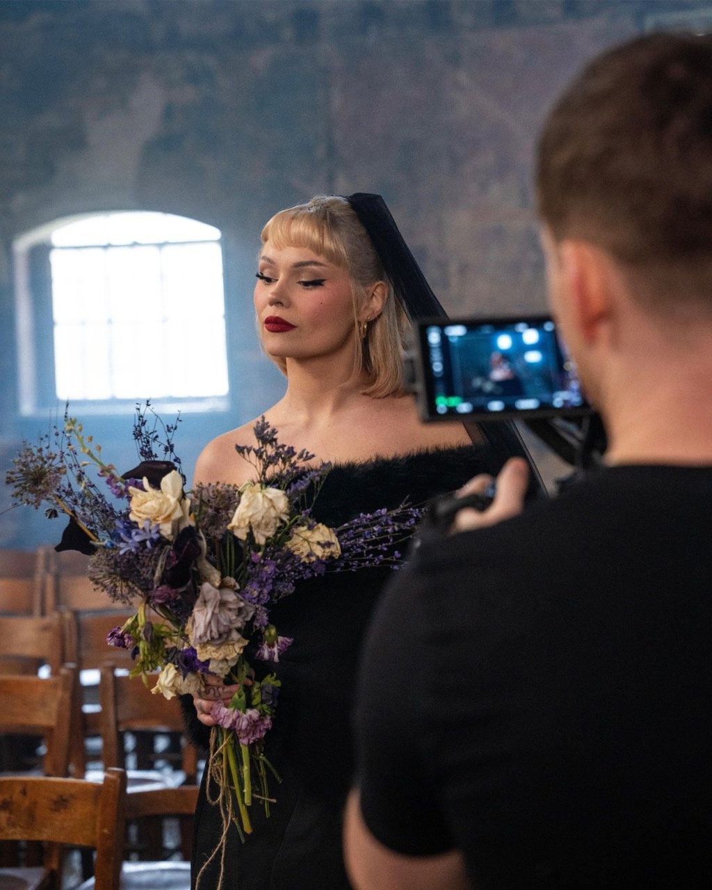 We went on set the of Talia Mar’s new music video for “Suit & Tie”