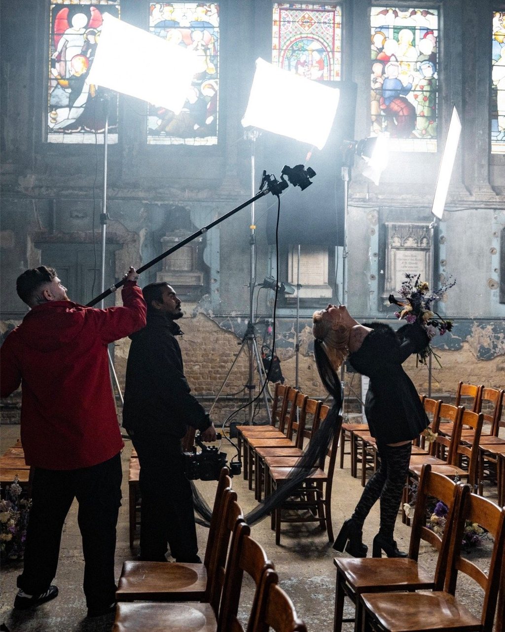 We went on set the of Talia Mar’s new music video for “Suit & Tie”